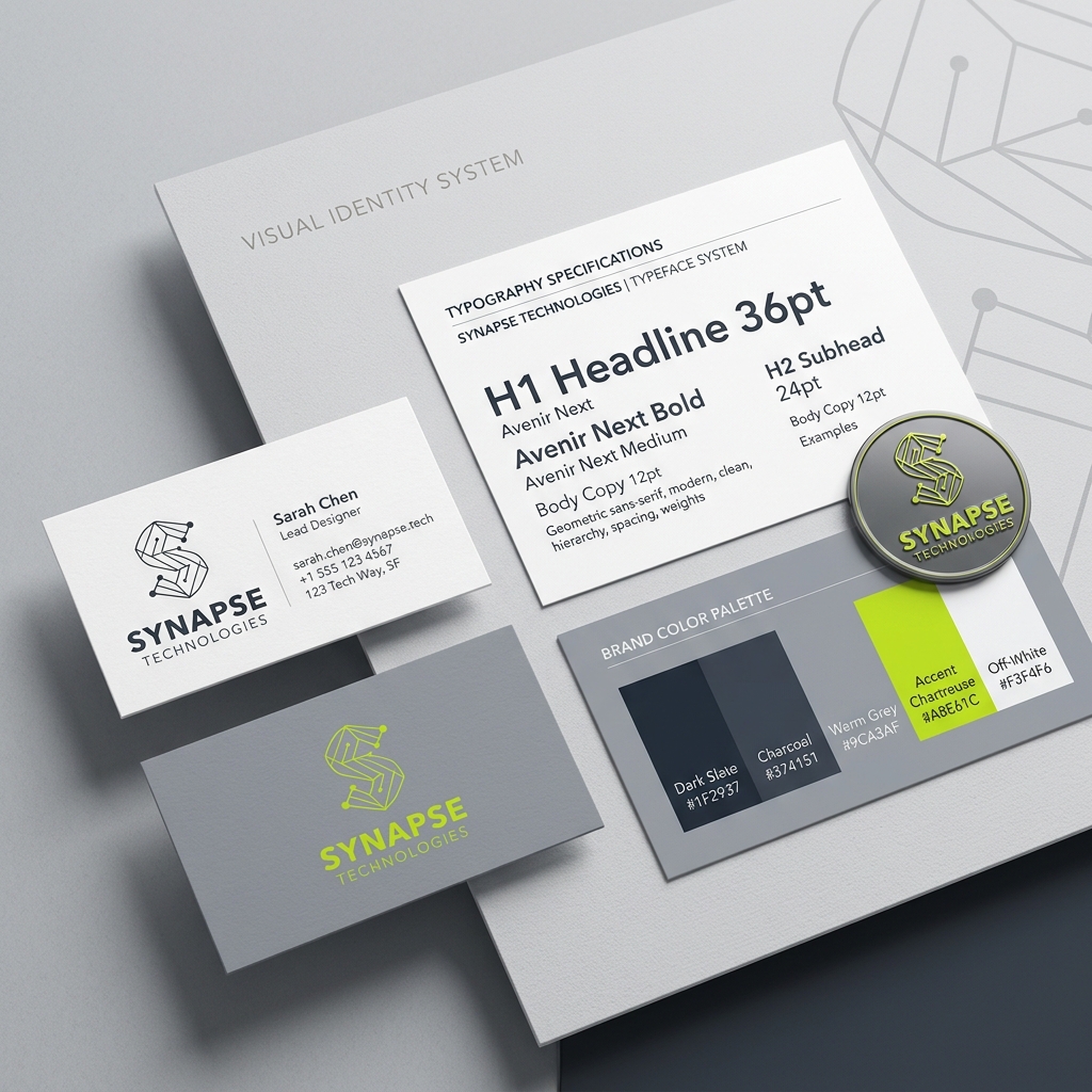 TechFlow Brand Identity