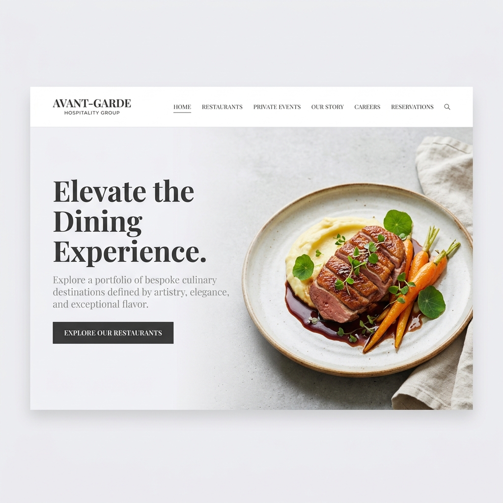 Restaurant Group Website